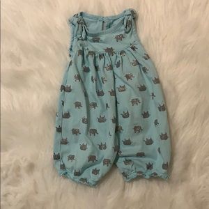 LAST CHANCE BNWOT blue elephant romper